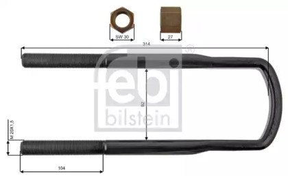 Стремянка рессоры FEBI BILSTEIN 39173