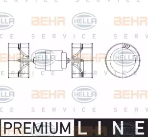 вентилятор BEHR HELLA SERVICE 8EW 009 157-571