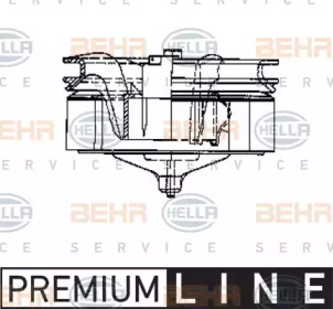 вентилятор BEHR HELLA SERVICE 8EW 009 158-021