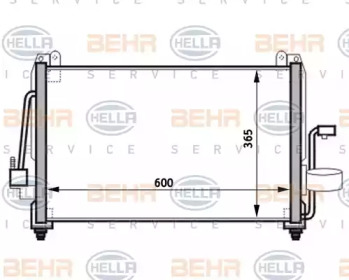 Конденсатор BEHR HELLA SERVICE 8FC 351 024-141