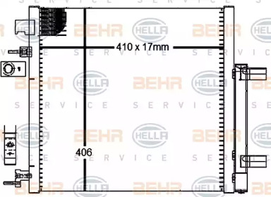 Конденсатор BEHR HELLA SERVICE 8FC 351 029-481