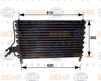 Конденсатор BEHR HELLA SERVICE 8FC 351 035-061