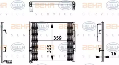 Конденсатор BEHR HELLA SERVICE 8FC 351 035-731