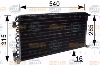 Конденсатор BEHR HELLA SERVICE 8FC 351 036-041