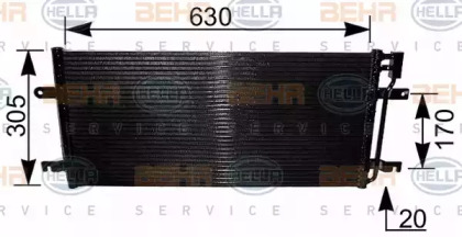 Конденсатор BEHR HELLA SERVICE 8FC 351 037-701