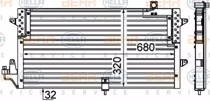 Конденсатор BEHR HELLA SERVICE 8FC 351 038-191