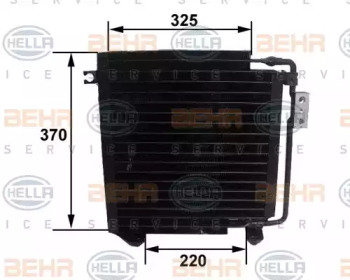 Конденсатор BEHR HELLA SERVICE 8FC 351 038-271