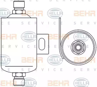 Осушитель BEHR HELLA SERVICE 8FT 351 192-491