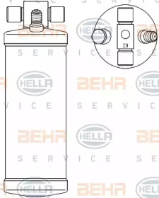 Осушитель BEHR HELLA SERVICE 8FT 351 192-551