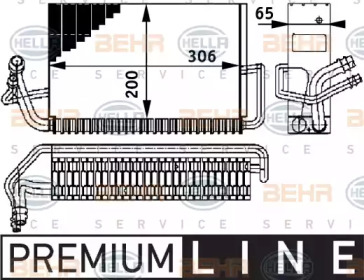 Испаритель BEHR HELLA SERVICE 8FV 351 211-301