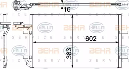 Конденсатор BEHR HELLA SERVICE 8FC 351 302-571