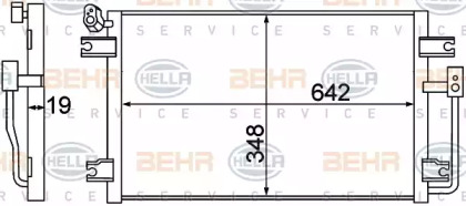 Конденсатор BEHR HELLA SERVICE 8FC 351 305-301