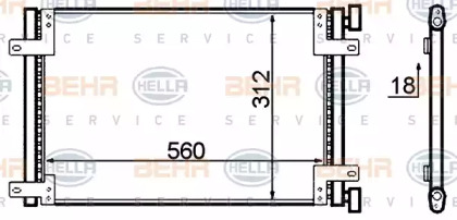 Конденсатор BEHR HELLA SERVICE 8FC 351 305-411