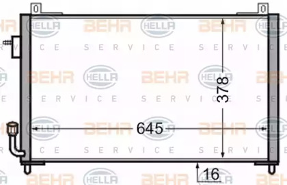 Конденсатор BEHR HELLA SERVICE 8FC 351 306-471