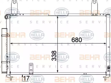 Конденсатор BEHR HELLA SERVICE 8FC 351 309-121