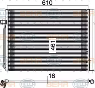 Конденсатор BEHR HELLA SERVICE 8FC 351 309-711