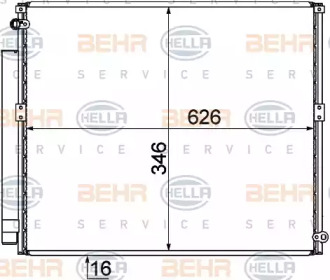 Конденсатор BEHR HELLA SERVICE 8FC 351 310-161