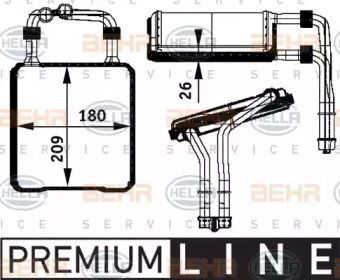 Теплообменник BEHR HELLA SERVICE 8FH 351 311-191