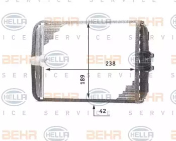 Теплообменник BEHR HELLA SERVICE 8FH 351 311-681