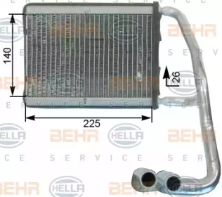 Теплообменник BEHR HELLA SERVICE 8FH 351 315-301