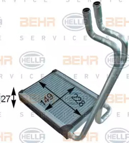 Теплообменник BEHR HELLA SERVICE 8FH 351 315-721