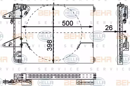 Конденсатор BEHR HELLA SERVICE 8FC 351 317-191