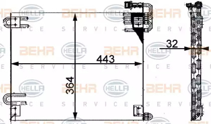 Конденсатор BEHR HELLA SERVICE 8FC 351 317-371