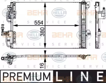 Конденсатор BEHR HELLA SERVICE 8FC 351 317-531