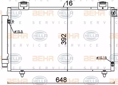 Конденсатор BEHR HELLA SERVICE 8FC 351 318-731