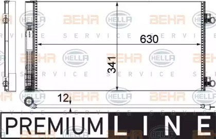 Конденсатор BEHR HELLA SERVICE 8FC 351 319-641