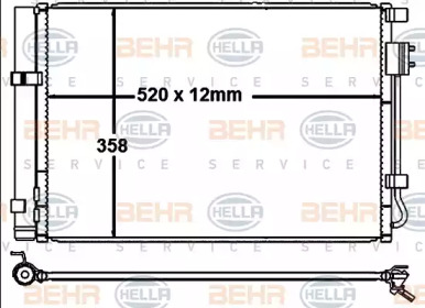 Конденсатор BEHR HELLA SERVICE 8FC 351 319-711