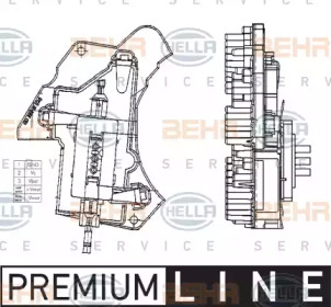 Регулятор BEHR HELLA SERVICE 5HL 351 321-011