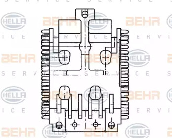 Регулятор BEHR HELLA SERVICE 5HL 351 321-041