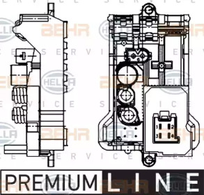 Регулятор BEHR HELLA SERVICE 5HL 351 321-141