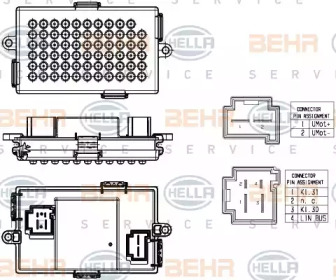 Регулятор BEHR HELLA SERVICE 5HL 351 321-531