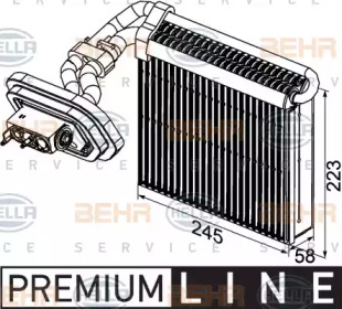 Испаритель BEHR HELLA SERVICE 8FV 351 331-021