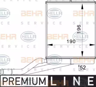 Теплообменник BEHR HELLA SERVICE 8FH 351 333-011