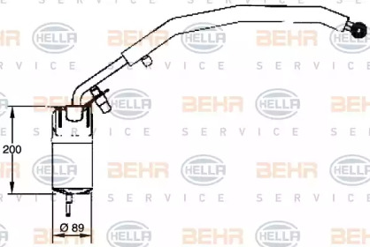 Осушитель BEHR HELLA SERVICE 8FT 351 335-071