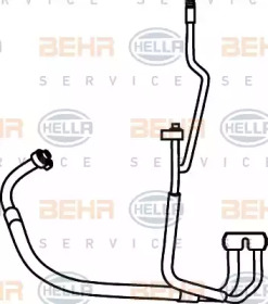 Шлангопровод BEHR HELLA SERVICE 9GS 351 337-221