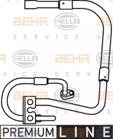 Шлангопровод BEHR HELLA SERVICE 9GS 351 337-281