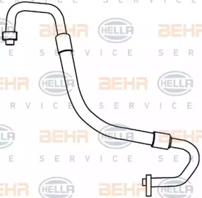 Шлангопровод BEHR HELLA SERVICE 9GS 351 337-461