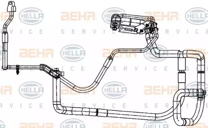 Шлангопровод BEHR HELLA SERVICE 9GS 351 338-341