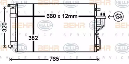 Конденсатор BEHR HELLA SERVICE 8FC 351 343-094