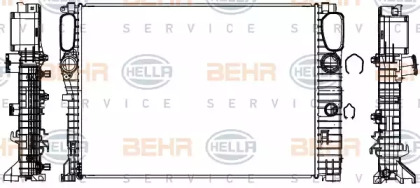 Теплообменник BEHR HELLA SERVICE 8MK 376 700-594