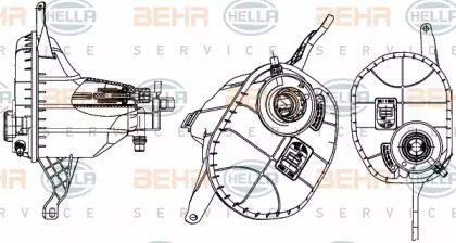 Резервуар BEHR HELLA SERVICE 8MA 376 704-001