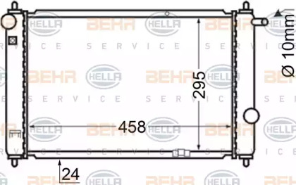 Теплообменник BEHR HELLA SERVICE 8MK 376 704-761