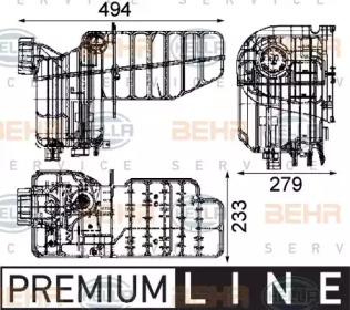 Резервуар BEHR HELLA SERVICE 8MA 376 705-461