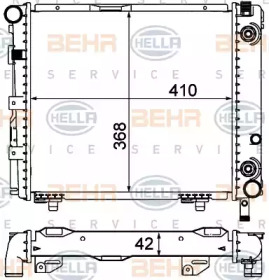 Теплообменник BEHR HELLA SERVICE 8MK 376 712-151