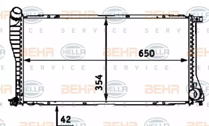 Теплообменник BEHR HELLA SERVICE 8MK 376 712-394