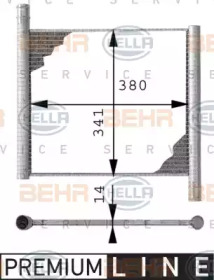 Теплообменник BEHR HELLA SERVICE 8MK 376 712-551